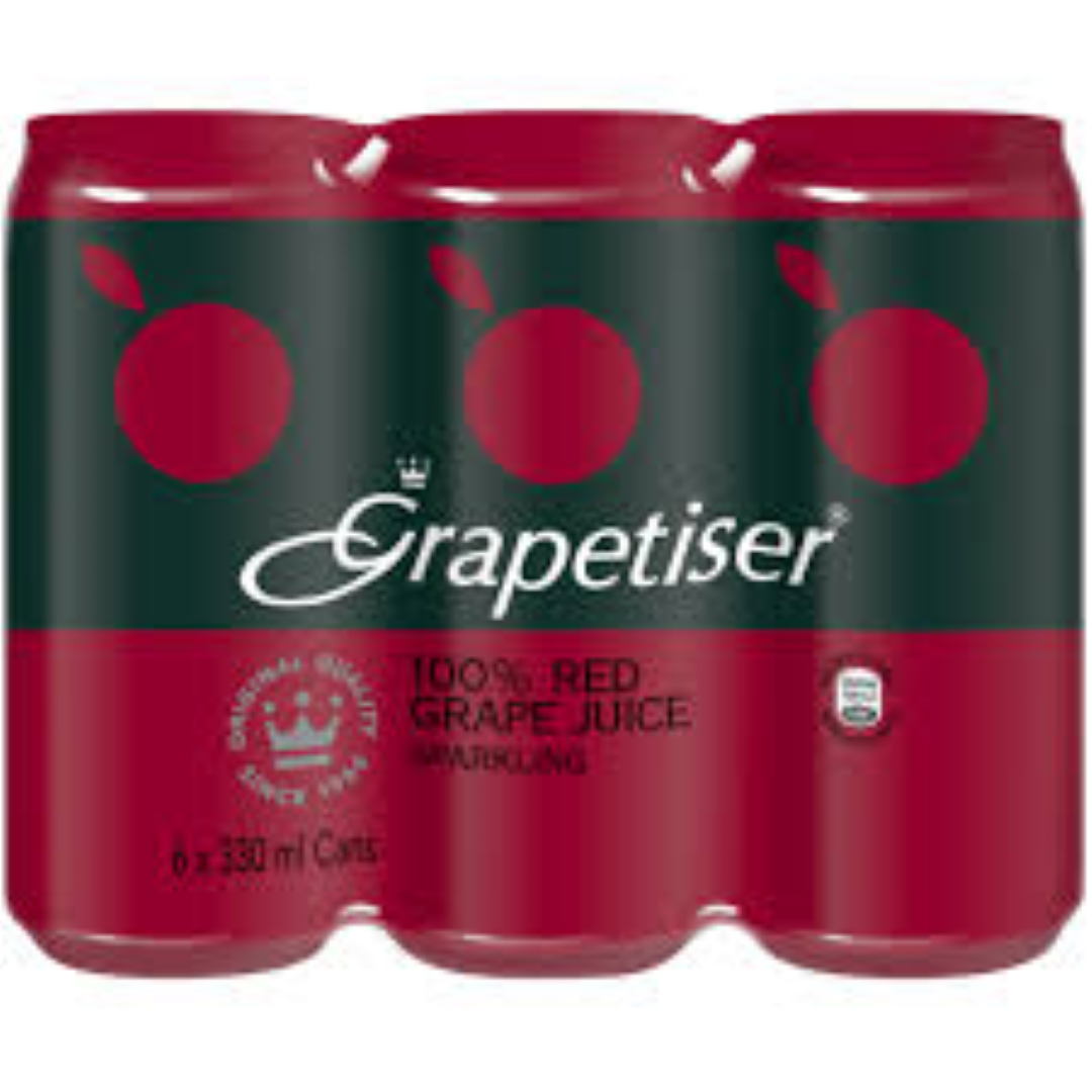 GRAPETISER SPARKLING DRINK 6PACK